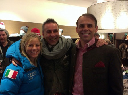 Denise Karbon und  Modeschöpfer Michi Klemera